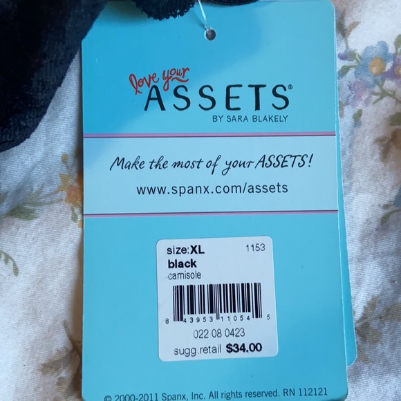 Assets black lace cami size XL never worn good condition - Picture 4 of 6